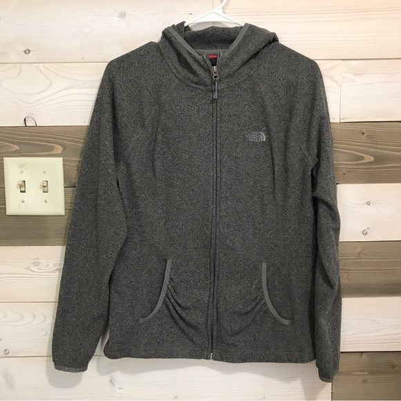 The North Face ⚜️ Full Zip Gray Hoodie-Jacket - Picture 1 of 7